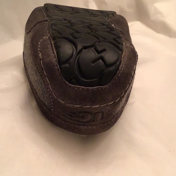 UGG Ascot slippers gray felt & suede leather sz 12 - Picture 11 of 13